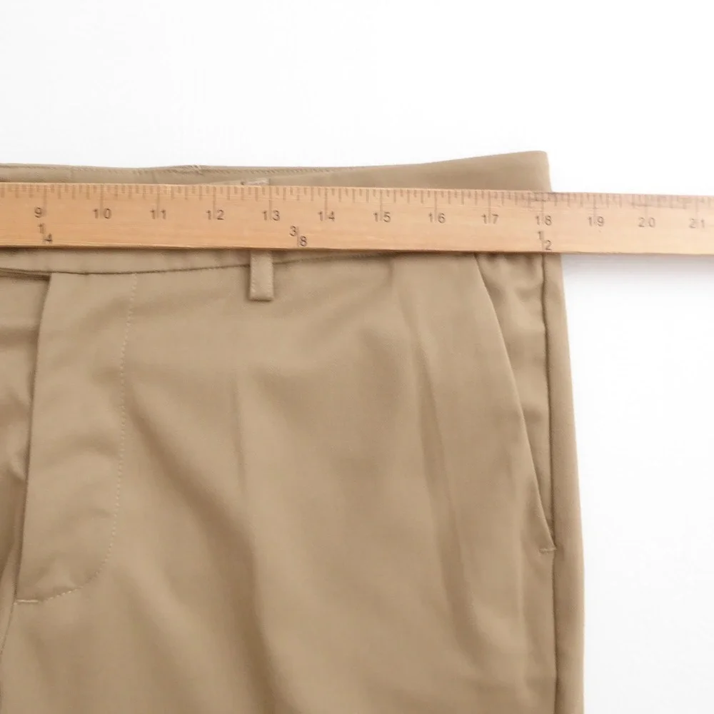 Mizzen+Main Mens Chino Pants Khaki Performance Stretch 34 x 33
